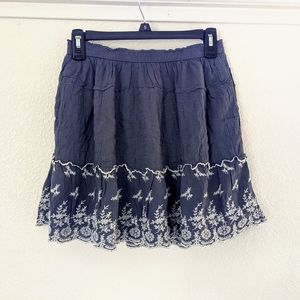 Abercrombie & Fitch Embroidered Skirt